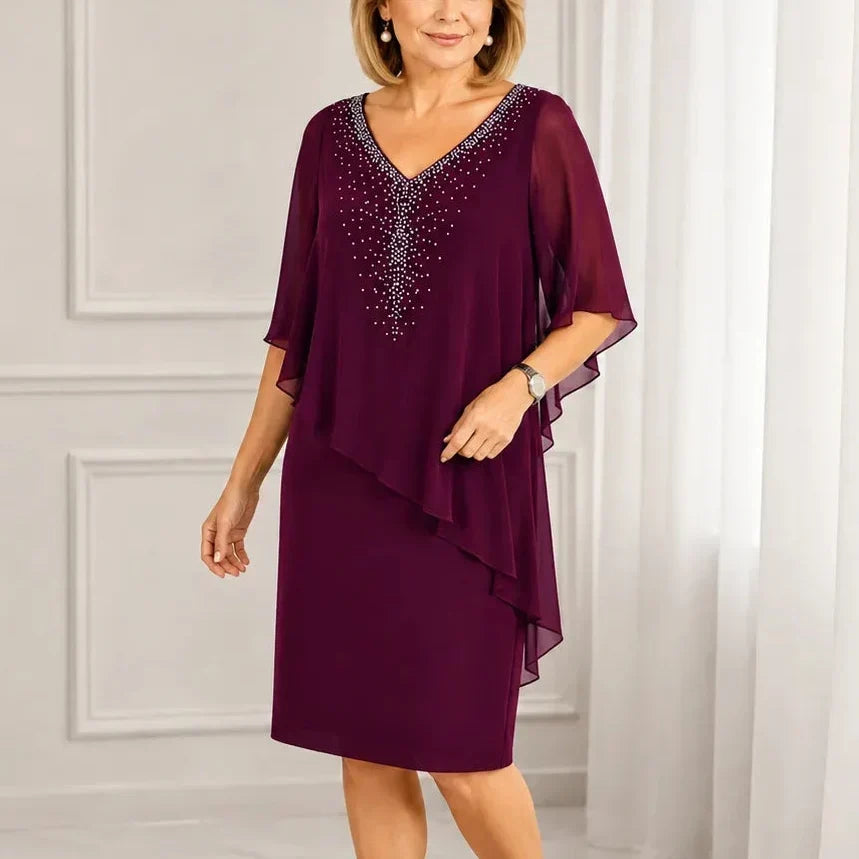 Carol™ | Tummy-Flattering Christmas Dress