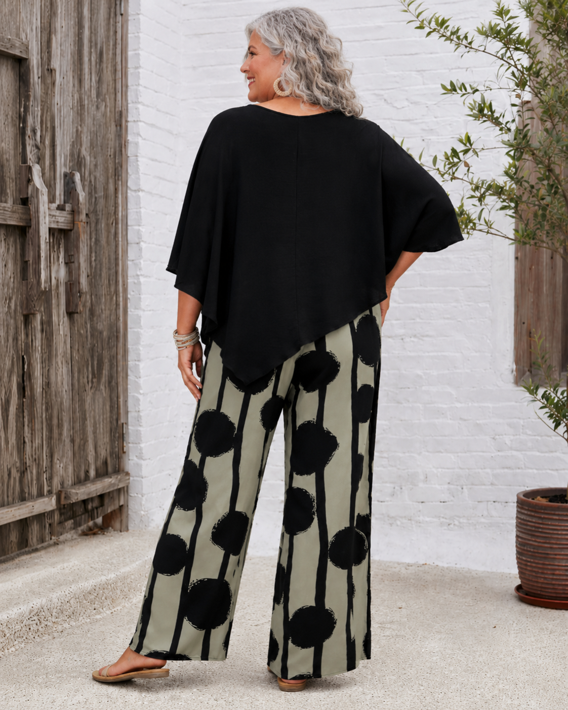 Eleni™ | Two-Piece Set With Wide-Leg Pants