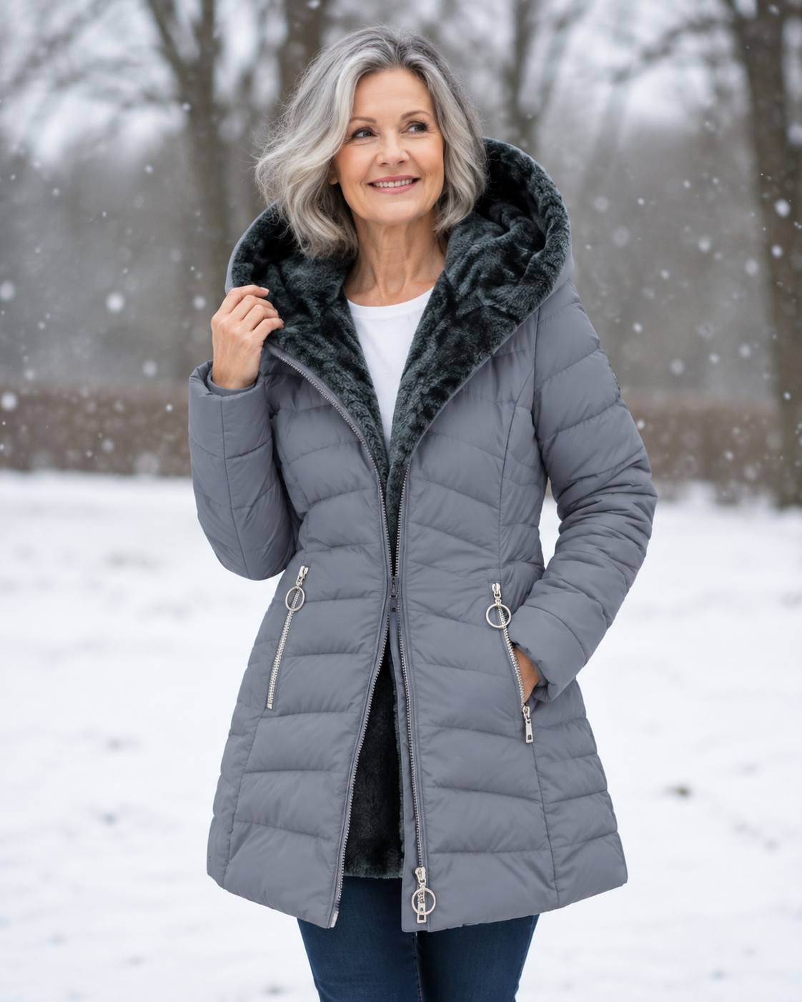 Lily™ | Warm Padded Winter Jacket with Hood