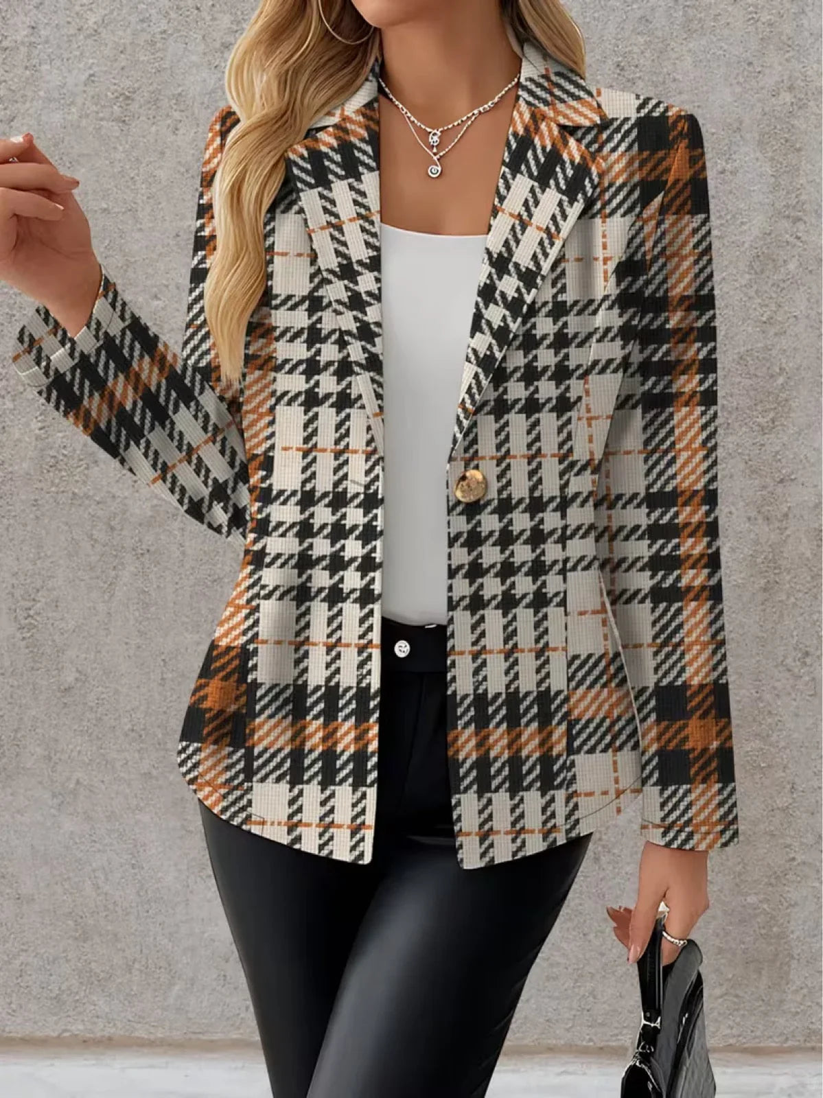 Susan™ | Elegant Blazer with Abstract Print