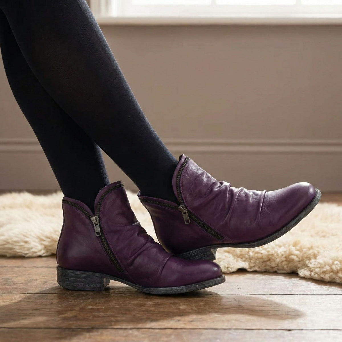 Carol™ | Orthopedic Ankle Boots with Side Zipper 9