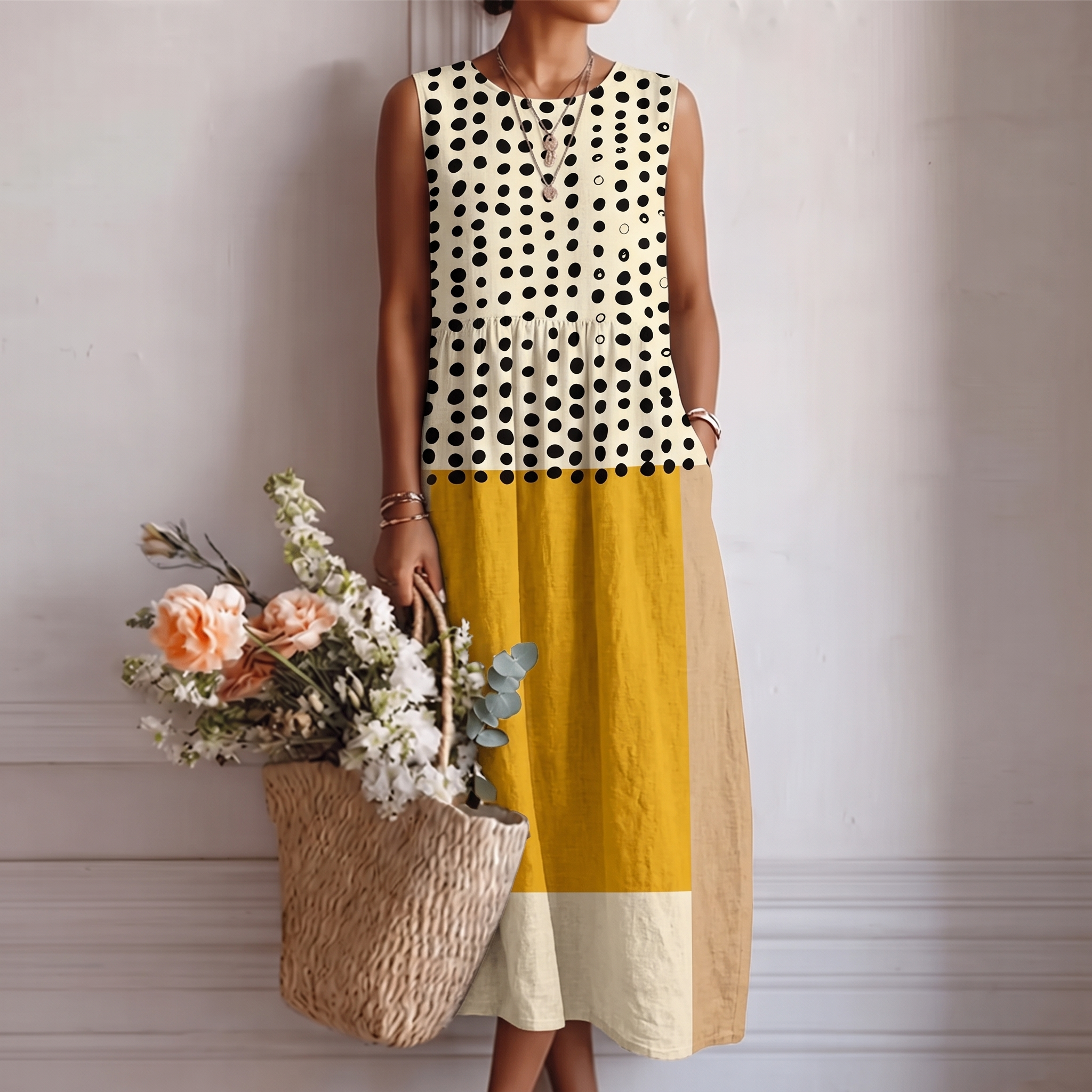 NELL | Sleeveless Maxi Dress