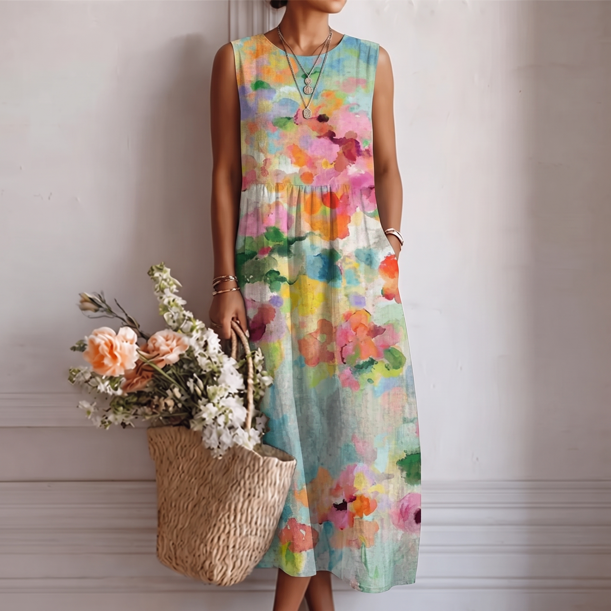 IVY | Sleeveless Maxi Dress
