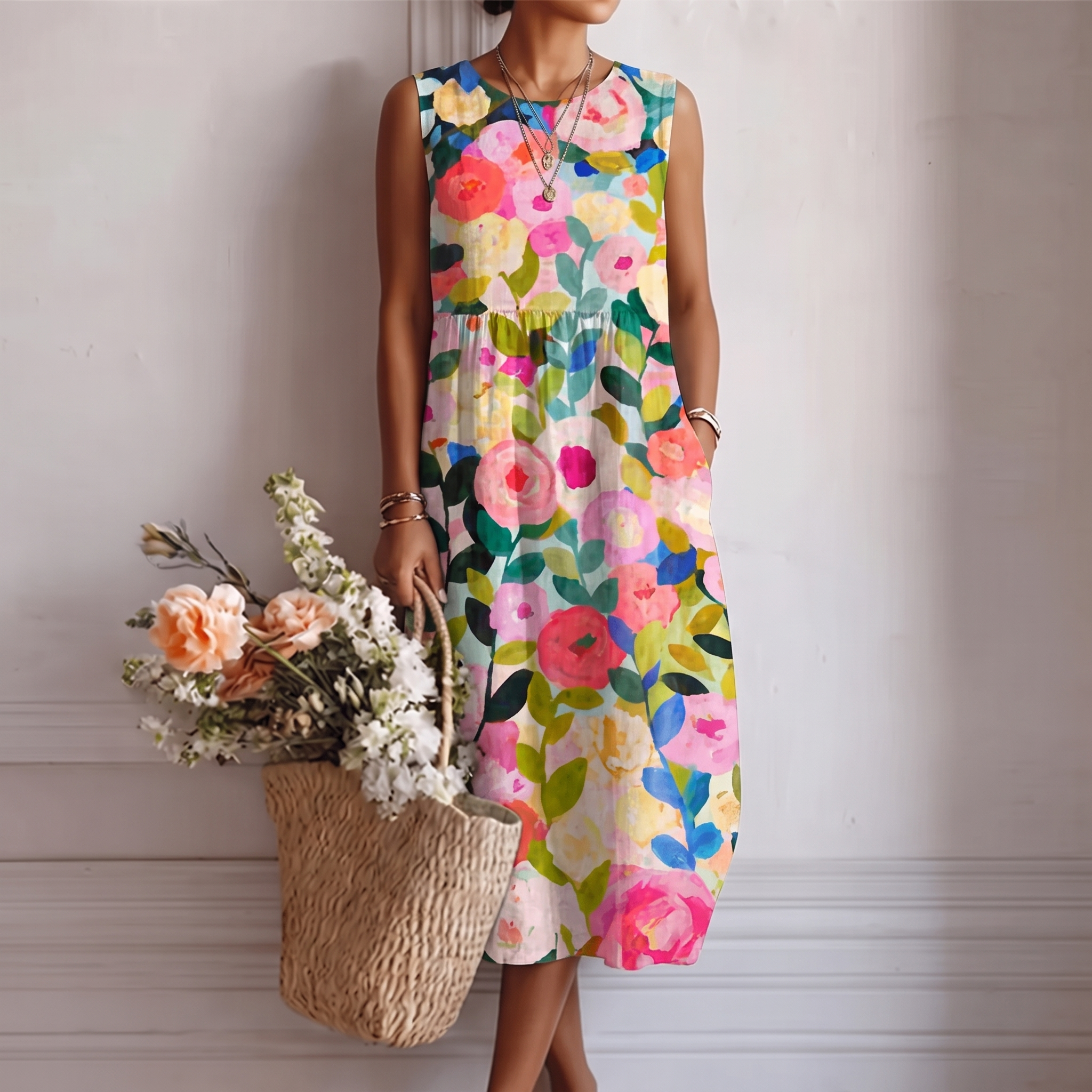 DAISY | Sleeveless Maxi Dress