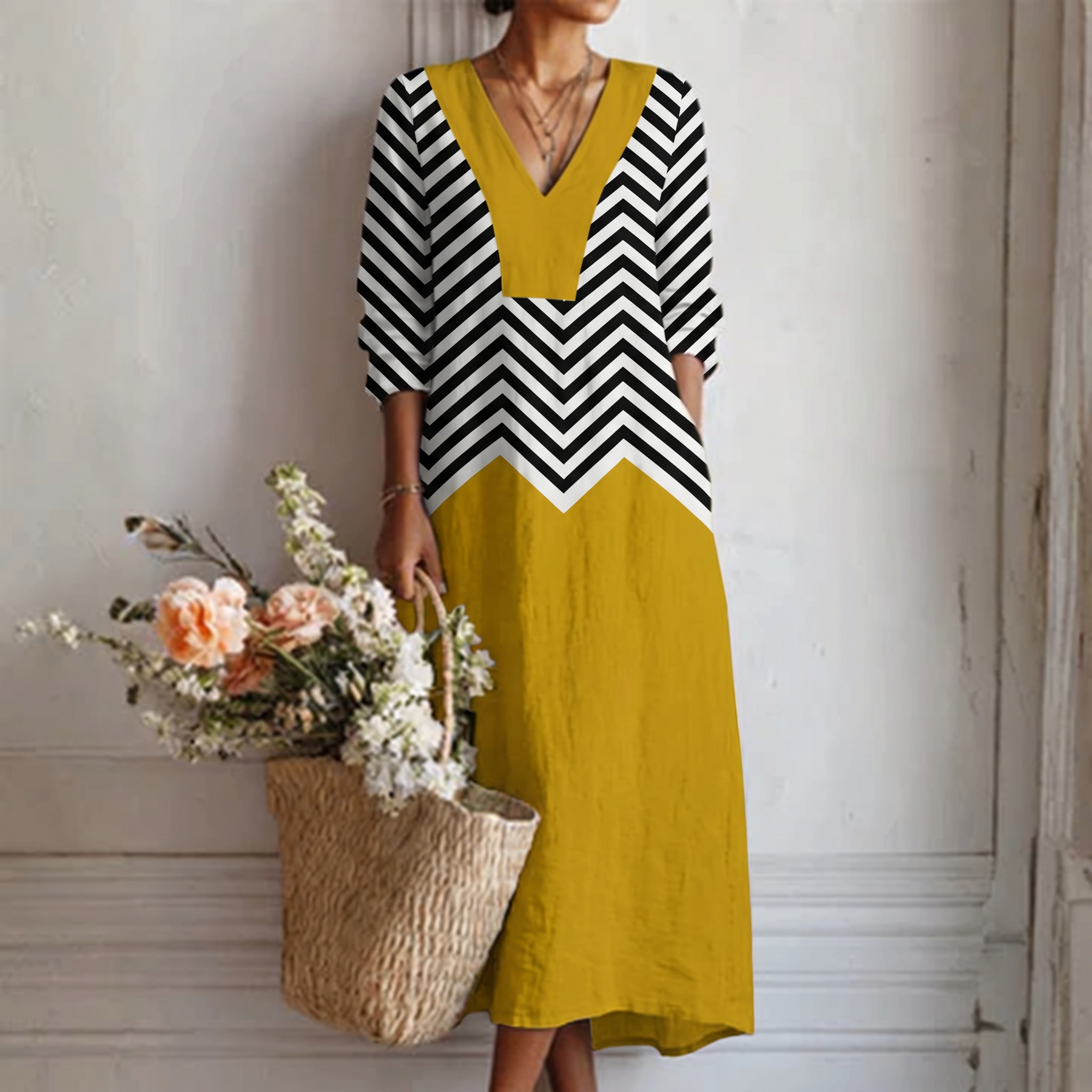 GOLDIE | Bohemian Maxi Dress