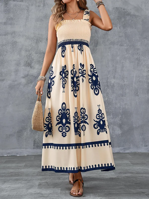 Martina | Maxi dress with artistic print