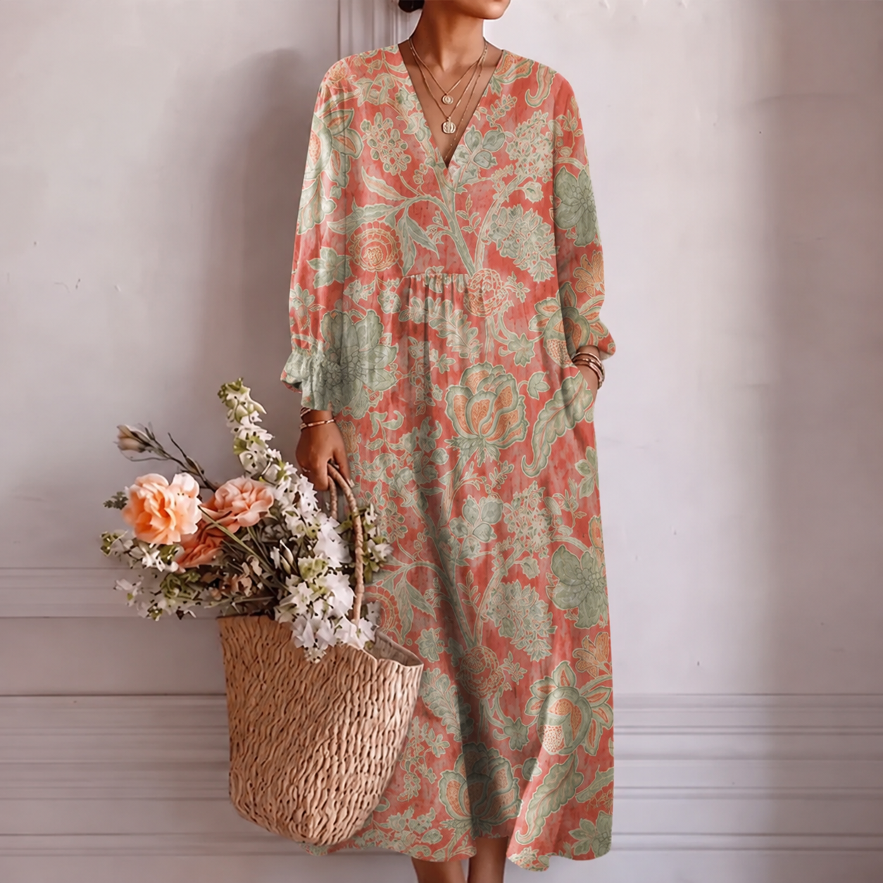 LORETTA | Bohemian Maxi Dress