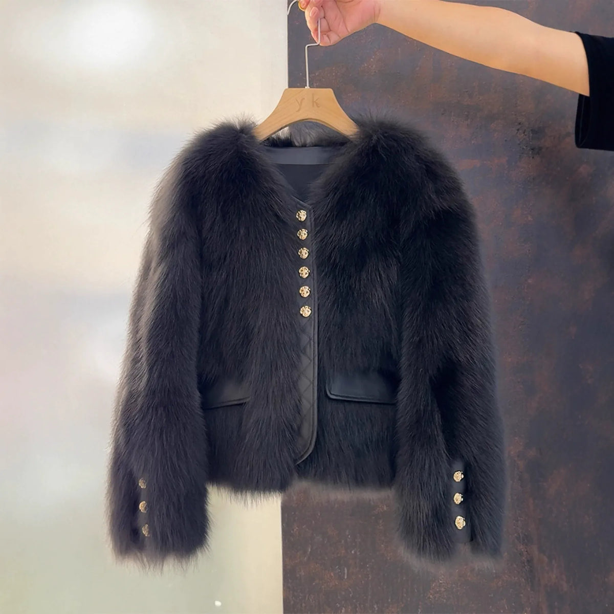 Patricia™ | Elegant Short Faux Fur Jacket