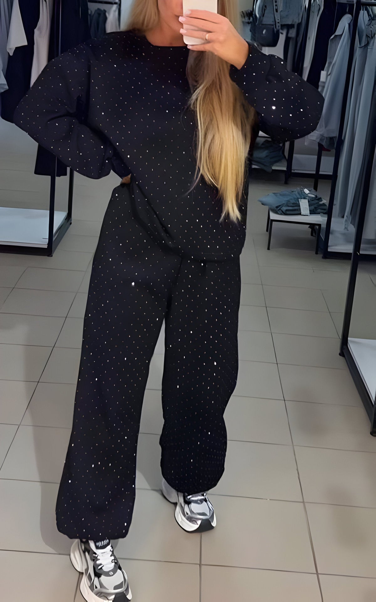 Morgan Diamond Set in black