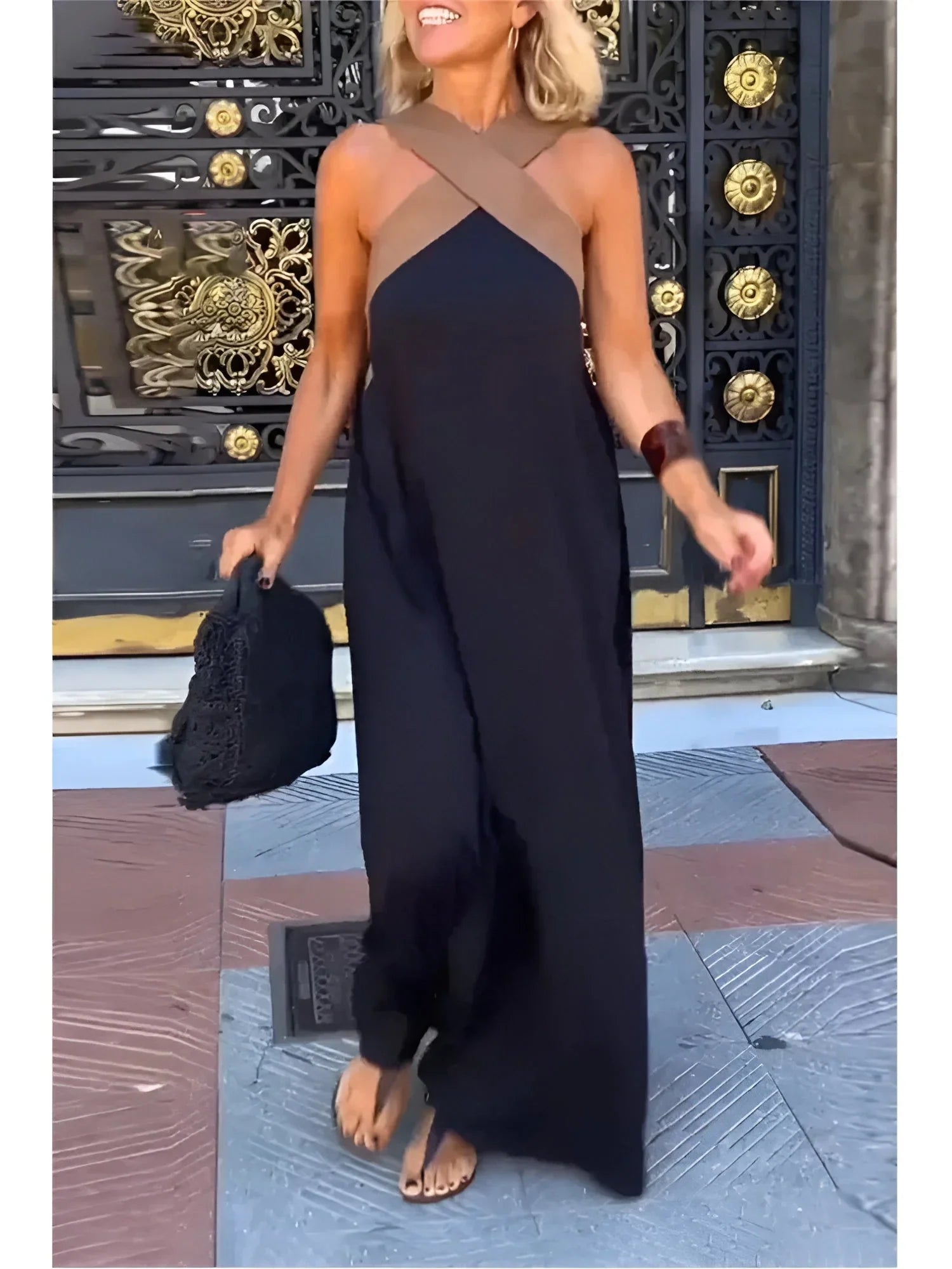 DELFINA | CROSS-CUT DRESS