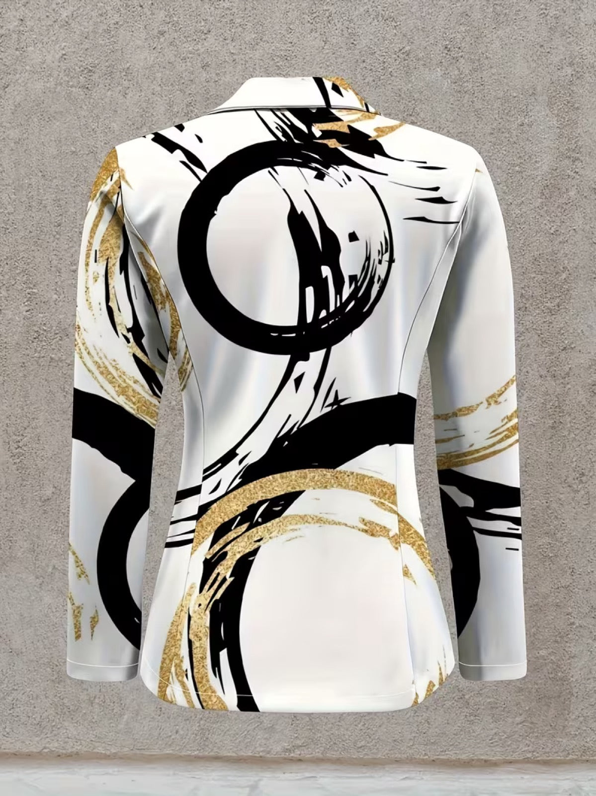 Susan™ | Elegant Blazer with Abstract Print