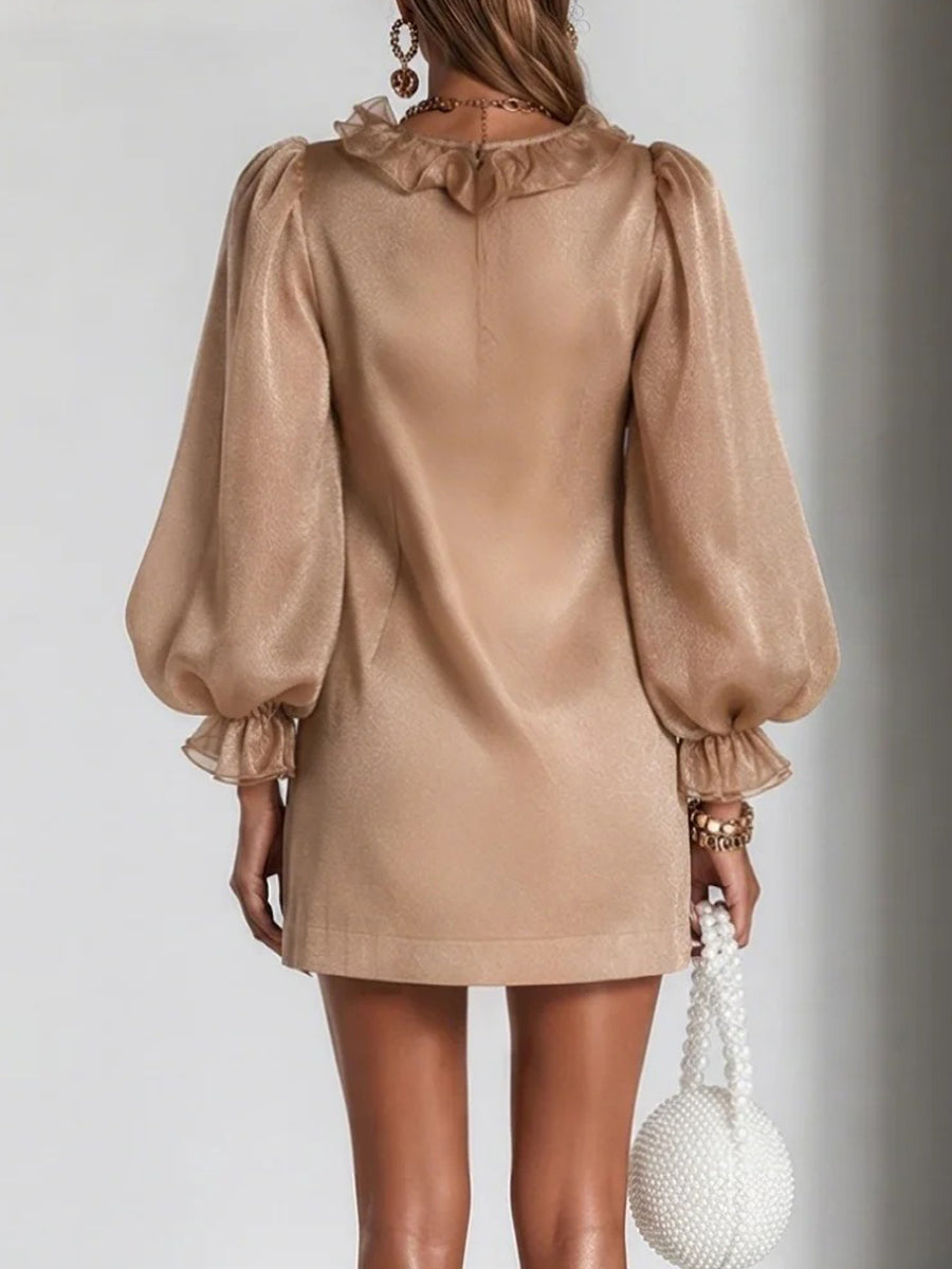 Carolyn™ | Elegant Tummy-Control Mini Dress with Ruffles 2