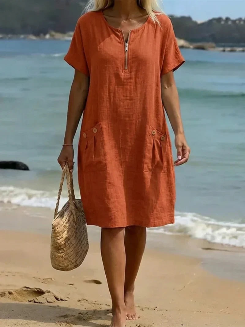 Teresa | Zipper Dress