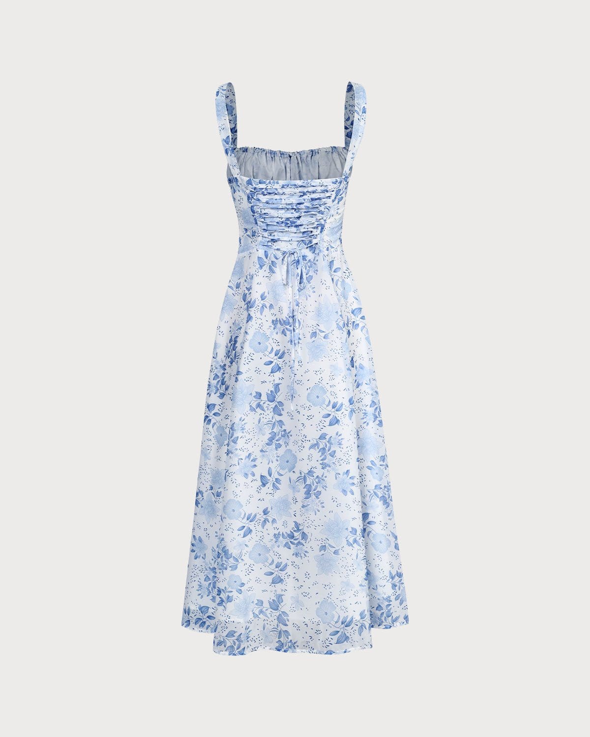 Floral | Blue Dress