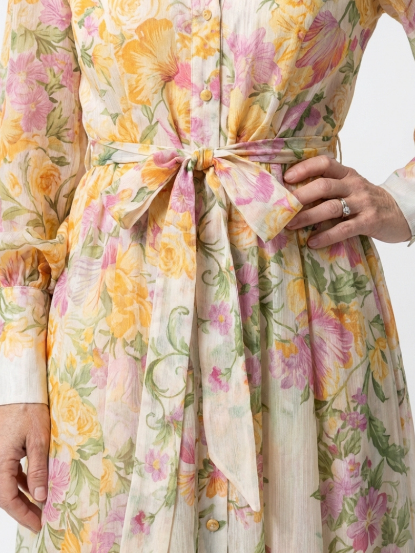 Cressida™ | Tummy-Flattering Floral Maxi Dress