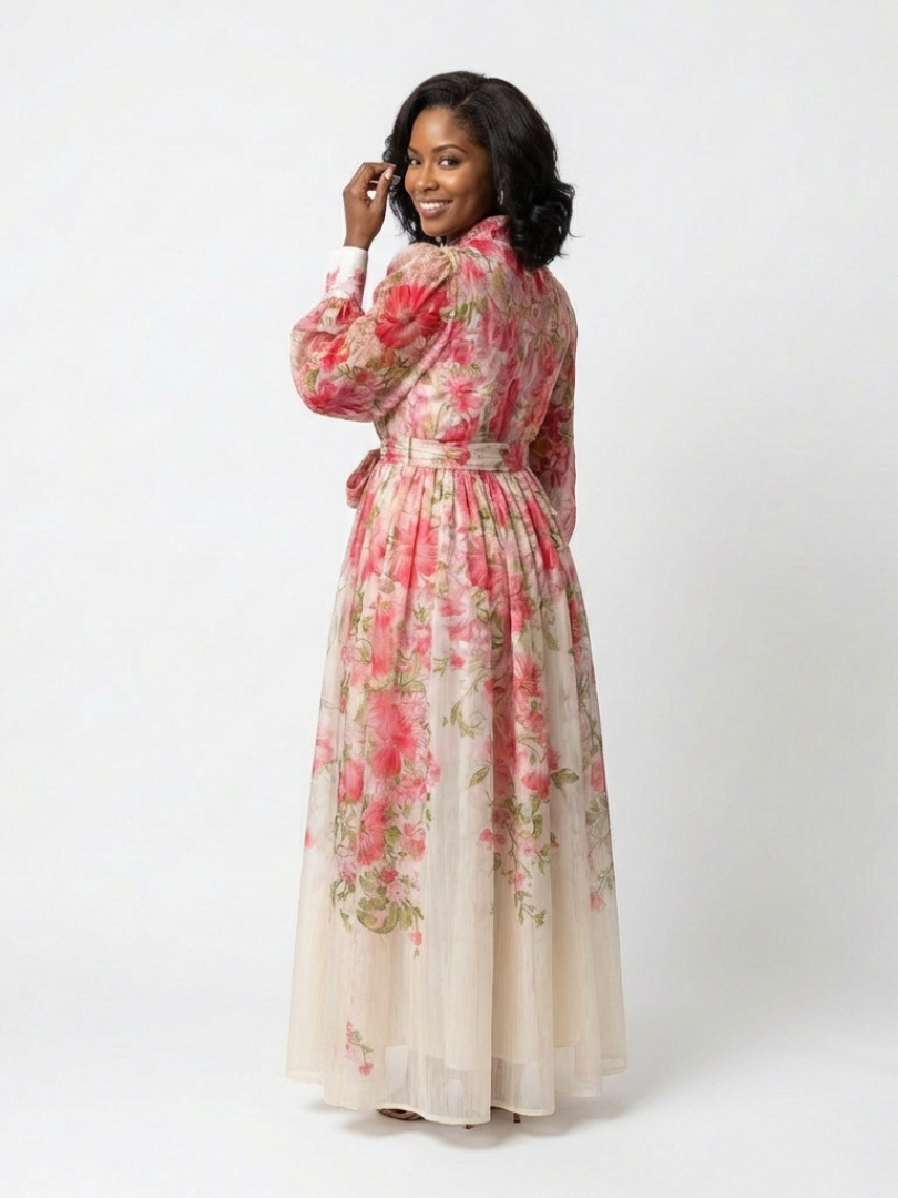 Cressida™ | Tummy-Flattering Floral Maxi Dress