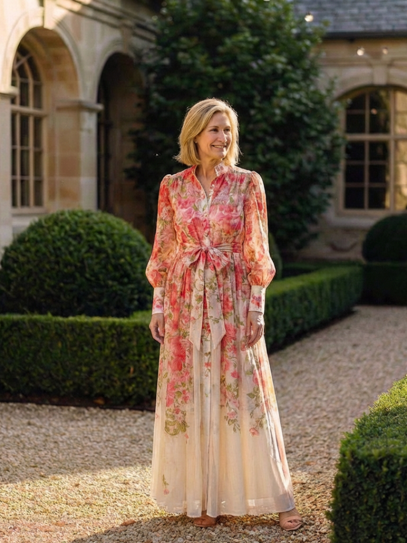 Cressida™ | Tummy-Flattering Floral Maxi Dress